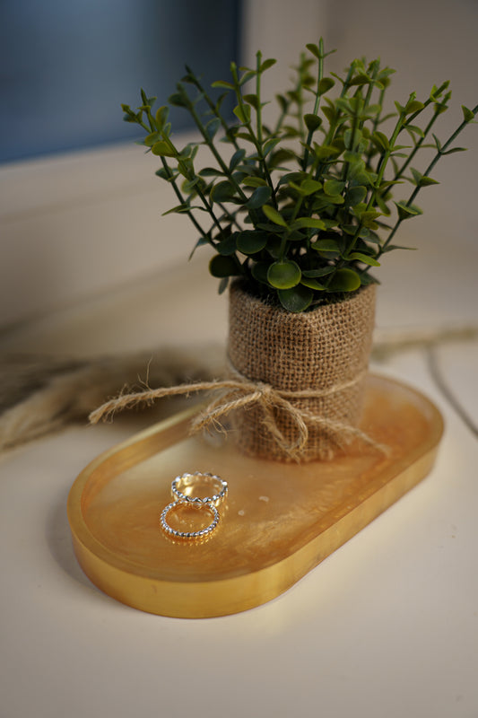 Golden Serenity Tray | Personalised Self Care Tray